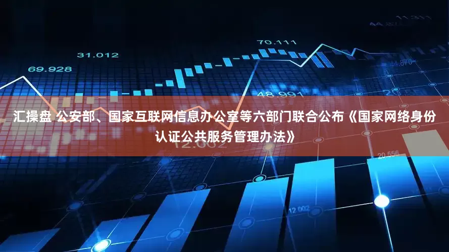 汇操盘 公安部、国家互联网信息办公室等六部门联合公布《国家网络身份认证公共服务管理办法》