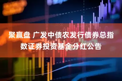 聚赢盘 广发中债农发行债券总指数证券投资基金分红公告